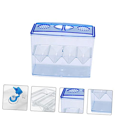 1pc Small Fish Breeding Tank Breathing Freestanding Self-Floating Isolation Box for Hatching and Incubation of Fish Fry