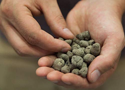 GMGC45L Clay Pebble Grow Media – 100% Natural Expanded Clay Pebbles for Hydroponics, Aquaponics & Indoor Plants – pH Neutral, Great Drainage & Aeration, 1.5 Cu. Ft. Bag