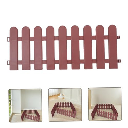 Toyvian 4pcs Outdoor Tortoise Enclosure Playpen Durable Decorative Garden Fence for Reptiles Small Pets Easy to Assemble Weather-Resistant Barrier for Patio