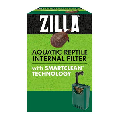 Zilla Aquatic Reptile Internal Filter with SmartClean Technology, for Turtles and Aquatic Reptiles, Medium