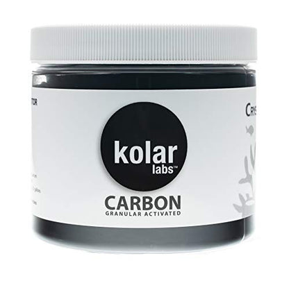Kolar Labs Crystal Cal Activated Carbon – Small Jar, Activated Charcoal for Aquariums and Fish Tanks - size: 160 g (Pack of 1)