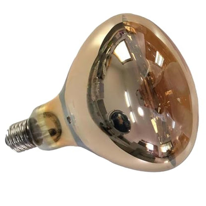 Heat Lamp Bulb 250 Watt Hard Glass Infrared Lamp Bulb for Brooder Bulb, Food Service, Bathroom, Pet, Farm Chicks Pig 120V - size: M