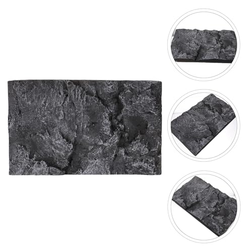 Garneck Big Turtle Tank Background Board 3D Reptile Tank Accessory Reptile Tank Decorative Panel