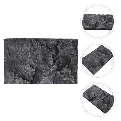 Garneck Big Turtle Tank Background Board 3D Reptile Tank Accessory Reptile Tank Decorative Panel