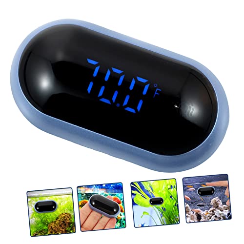 POPETPOP Digital Aquarium Thermometer Accurate Measurement for Fish Tanks and Reptile Boxes Easy to Read Display Safe Material for Long Term Use for Home
