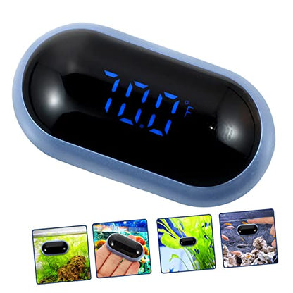 POPETPOP Digital Aquarium Thermometer Accurate Measurement for Fish Tanks and Reptile Boxes Easy to Read Display Safe Material for Long Term Use for Home