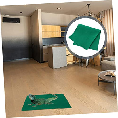 Garneck Reptile Carpet Lizard Tank Substrate Mat Pet Cage Liner Easy Clean Heat Retention