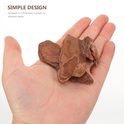 Beavorty Reptile Tree Bark Chips Substrate 3-5cm Natural Pine Bark Bedding for Turtle Lizard Terrarium Environment Decoration Pet Supply
