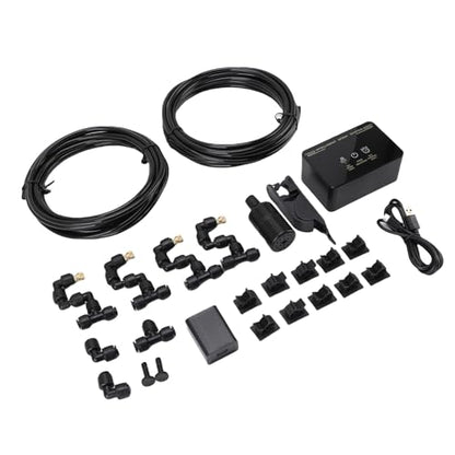 Smart Reptile, Automatic Terrarium Misting System with Timer Function, for Reptiles Plants Greenhouses Chameleons Frogs Lizards (US Plug)
