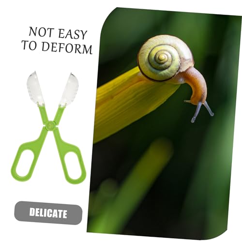 KESYOO Reptile Feeding Tool Scoop for Waste Cleanup and Feeding for Use Clamp Design for Safe Handling of Reptiles and