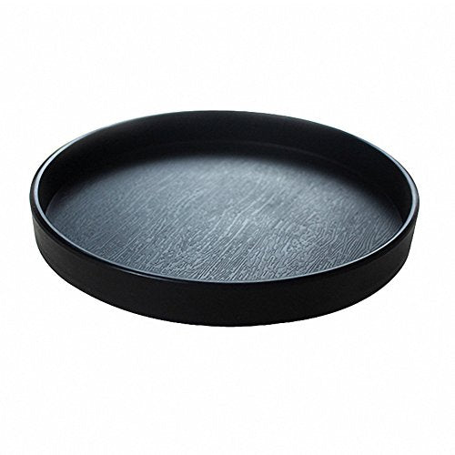 OMEM Reptile Food Bowl Water Dish,Feeding Dish, Birds Bowl (M, Black) - color: Black, size: Medium