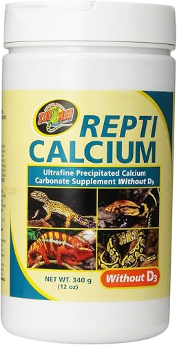 Zoo Med Repti Calcium Without D3 12 oz - Pack of 2