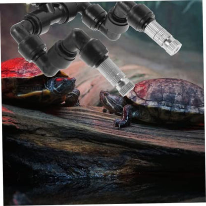 Toyvian Garden Spray Head Misting Nozzle for Reptile Tanks Plants Moss Efficient Watering Tool with Fine Atomizing Spray for Humidity Control and Easy Disassembly - size: 14.00X13.50X2.00CM