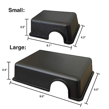 Reptile Hide Cave - Small Multipack (7X), Plastic Hideouts for Leopard Geckos, Snakes, Lizards & More - style: Small (7ct)