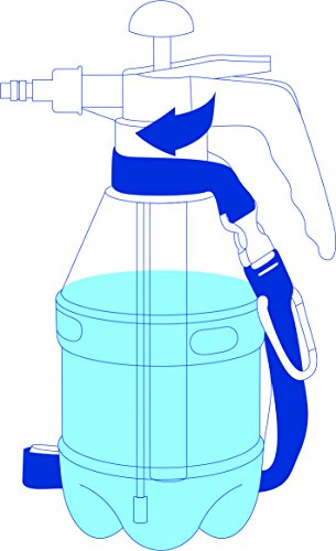 Classic USA Misters 1.5 Liter Personal Water Mister Pump Spray Bottle - color: Teal
