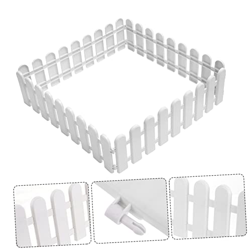 Ipetboom Outdoor Pet Fences 8 Pcs Tortoise Enclosure Playpen Easy Install Predator Proof Turtle Fence Safe Pet Isolation Gate 19.68X5.90X0.78In