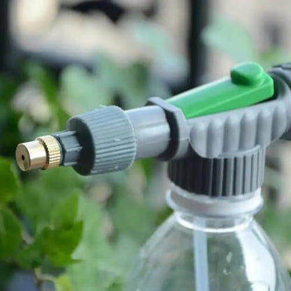 High-Pressure Handheld Garden Sprayer with Adjustable Nozzle - Durable, Compact & Perfect for Lawn, Plants, and Home Use - color: Green