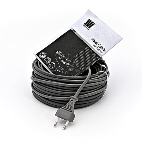 15W 50W 25W 80W 220V for Water Pipe Freeze Protection, Reptiles Pets Heating - size: 4m 15W