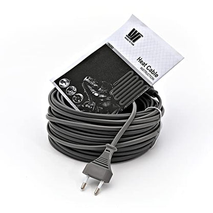 15W 50W 25W 80W 220V for Water Pipe Freeze Protection, Reptiles Pets Heating - size: 4m 15W