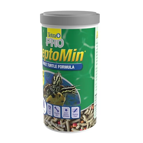 Tetra TetraFauna PRO ReptoMin Pro Sticks Adult Turtle Formula Daily Diet for Aquatic Turtles, 8.11 oz - size: 8.11 Ounce (Pack of 1), style: Adult Turtle