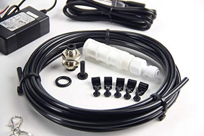 MistKing – Starter Misting System, 5th Gen | Used by Zoos, Botanical Gardens, Institutions & Hobbyists | Expandable to 10 Nozzles | Extremely Fine Mist | 50 Micron Droplets | MKSMS5-125-50 - style: Starter