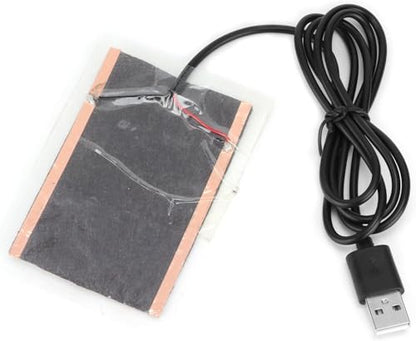 USB Reptile Carbon Fiber Heating Film, Bending Constant Temperature Heating Pad for Tortoise Snake Lizard Gecko Hermit Crab Turtle Amphibians
