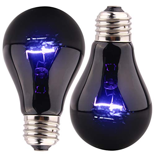 Reptile Heat Lamp - 60 Watt Reptile Night Heat Bulb Terrarium Moon-Like Light Bulb for Bearded Dragon Gecko Snake Turtle and Lizard - size: 60 W