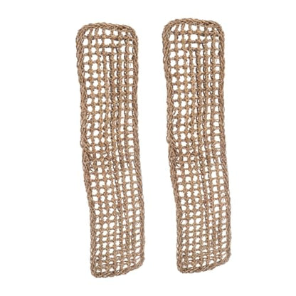 2pcs Reptile Carpet Lizard Lounger Grass Mat Forest Floor Bedding for Bearded Dragons Toys