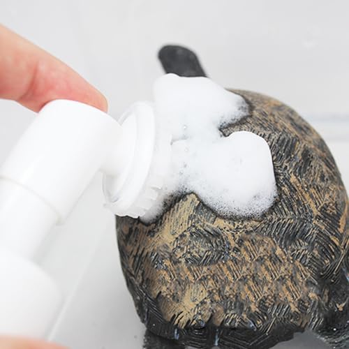 Tortoise Shell Cleaner - Turtle Reptile Safe Cleaning Spray, 120ml Soft Bristle Brush Head, Easy Polishing, Aquarium Care | Compact Travel Friendly Bottle, Home Terrarium Accessory Complete Kit