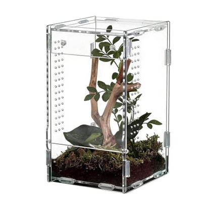 Chameleon Enclosure - Acrylic Tarantula Cage | Escape Proof Reptile Tank,for Observation Home Pet Store Bedroom Living Room Office