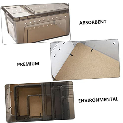 Totority Reptile Box Cushion Paper 50 Sheets of Kraft Paper for Reptiles Feeding Box Mat for Snakes Lizards Turtles