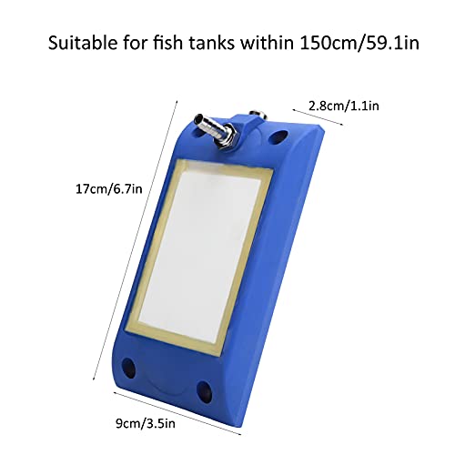 SUNGOOYUE Reptile Waterfall Drinking Fountain Metal Air Stone Bar Micro Bubble Diffuser for Aquarium Fish Pump Small Size for Reptile Drinking Fountain Pet Feeder Home Use (Small 26x5cm) - size: Small 26x5cm