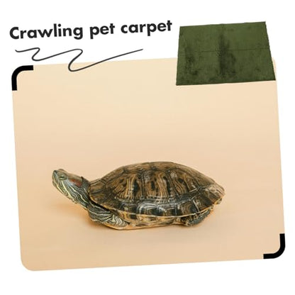 BESPORTBLE Reptile Carpet Mat for Bearded Dragon Lizard and Tortoise Moisture-Resistant Substrate for Terrarium Washable and Reusable Bedding for Climbing Pets