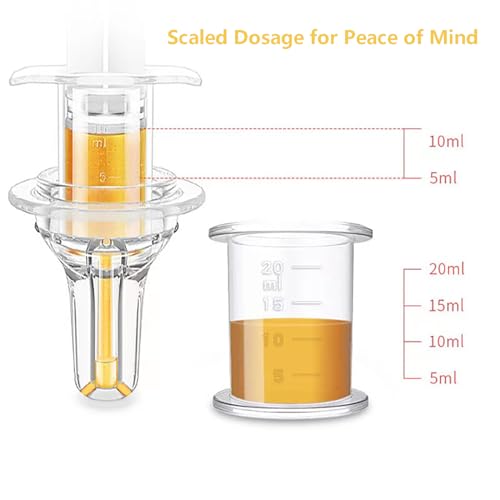 Pet Liquid Feeding Kit Pet Feeding Syringe Soft Tip, Cat Dog Syringe Bottles for Pet Feeding,Pet Medical Feeding Dispenser Tool (White) - color: White