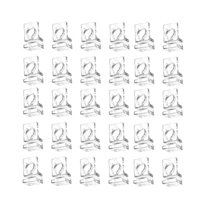 30Pcs Aquarium Lid Clips Water Pipe Fixing Clamps Clamps Aquarium Lid Support Brackets, for 5.5mm - size: for 5.5mm