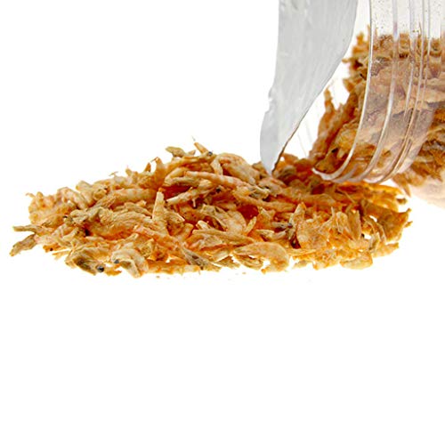 ljhnba Aquarium Fish Foods Freeze Dried Shrimp Healthy Cichlid for Feeding for Arowana Dried Foo Dried Shrimp Fish Food