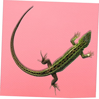 Reptile Carpet Substrate Pad for Bearded Dragon Tank Lightweight Portable Terrarium Accessory Easy to Clean Reptile Mat for Leopard Gecko Lizard Snake Turtle