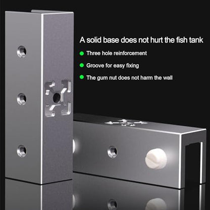 Reptile Lamp Stand, Floor Lamp Holder, Aquarium Light Holder, Adjustable Aluminium Alloy Hanging Lamp Holder for Turtle Tank Fish Tank