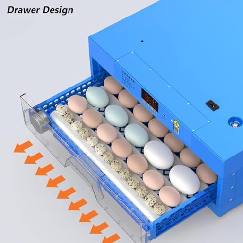 Automatic Eggs Incubator, Large Incubators for Hatching Eggs with Automatic Egg Turning & Temperature Control, Poultry Hatcher Machine for Chicken Duck Goose Quail Bird (256 Eggs) - size: 256 Eggs