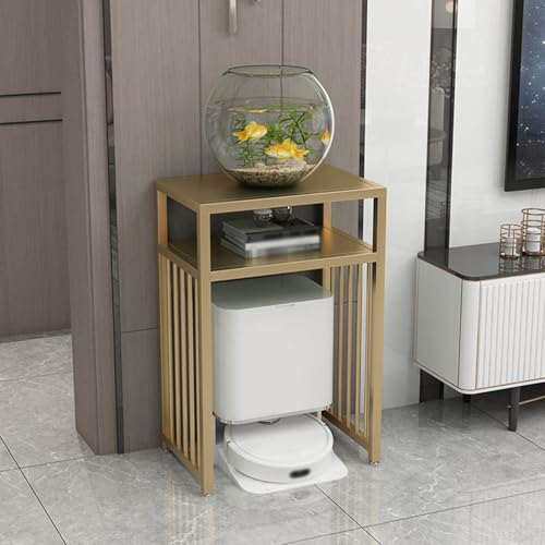 Heavy Duty Aquarium Stand & Storage Shelf for Fish Tank, Reptile Tank, Terrarium - Metal Base Rack for Breeders & Plants Support (Gold, 40x40x70cm) - color: Gold, size: 40*40*70cm