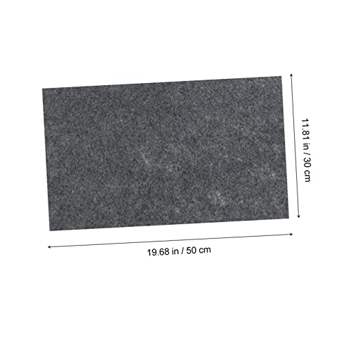 Totority 4pcs Reptile Carpet Liner for Terrarium Water-Absorbent Bedding Mat for Lizard Snake and Tortoise Grey Easy to Clean and Maintain