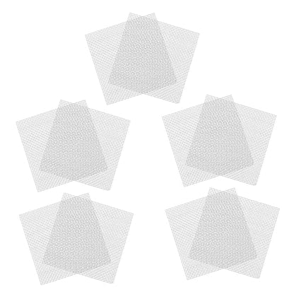 Toddmomy 10Pcs Stainless Steel Wire Mesh Aquarium Plant Fixing Net Moss Carpet Pad for Water Plants Durable and Sturdy Design for Fish Tank Decoration