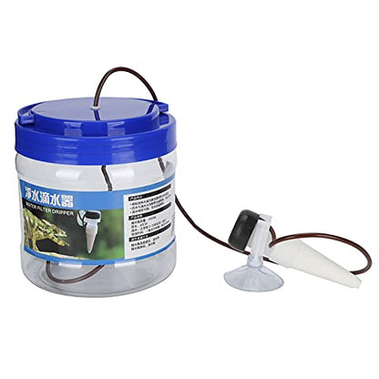 Reptile Water Dripper, Easy Humidification Hydration System Drip Irrigation Tool for Geckos Lizards Chameleons and Other Small Reptiles