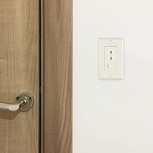Maxxima LED Dimmer Electrical Light Switch, Almond, 3-Way/Single Pole Use | 600 Watt Max, LED and Incandescent Compatible, Wall Plate Cover Included - color: Almond