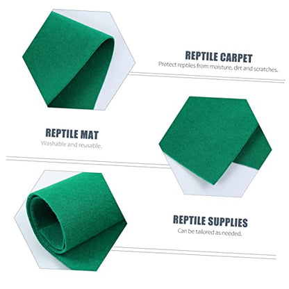 BESPORTBLE Reptile Material Bedding for Lizard Snake Turtle Cypress Mulch Carpet Pet Box Bottom Mat Crawler Pad
