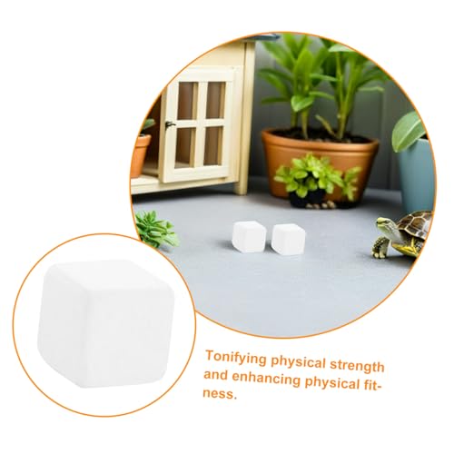 NUOBESTY Tortoise Tank Calcium Blocks 6pcs Mineral Calcium for Reptiles and Amphibians, Natural Mineral Chew Stones to Enhance Strength and Provide Trace Elements