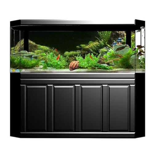 KANASI 3D Aquarium Poster, PVC Self Adhesive Underwater Seaweed Decorative Background Sticker for Reptile Terrarium Glass Jar Living Room Sofa TV Background Photo Wallpaper (91 * 50cm) - style: 91*50cm