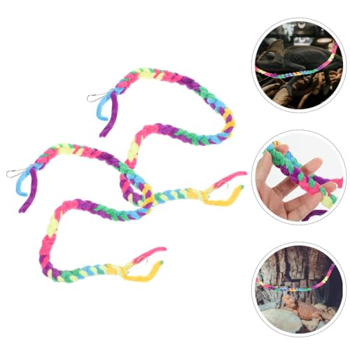 POPETPOP 2pcs Crab Climbing Vine Toy for Reptiles Cotton Rope Terrarium Accessory for Crabs Lizards Geckos and Snakes Easy to Use Climbing Structure
