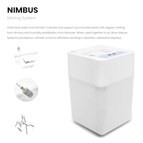 Ultum Nature Systems - Nimbus - Programable Misting System w/Timer, for Plants & Animals, for Paludarium/Terrarium - Automatic Plant Mister, Reptile Mister & Terrarium Accessories - 3.17 Gallons