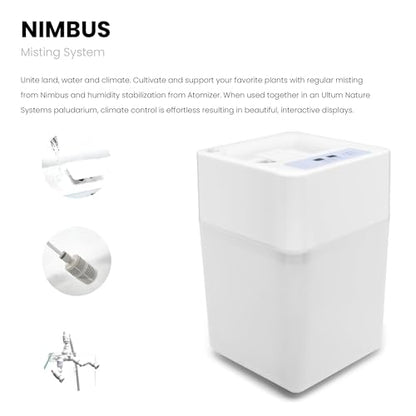 Ultum Nature Systems - Nimbus - Programable Misting System w/Timer, for Plants & Animals, for Paludarium/Terrarium - Automatic Plant Mister, Reptile Mister & Terrarium Accessories - 3.17 Gallons